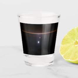 月、金星、木星、地球(ISS) (NASA) (宇宙) ショットグラス