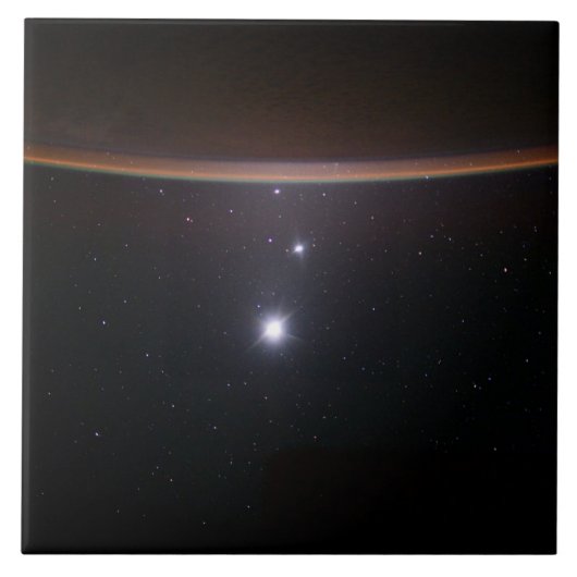 月、金星、木星、地球(ISS) (NASA) (宇宙) タイル (正面)