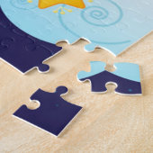 月、雲、星 ジグソーパズル (側面)