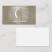 月、霊気、スピリチュアル、水彩名刺 名刺 (正面/裏面)