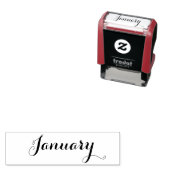 月: 1月 セルフインキングスタンプ (インサイチュ)