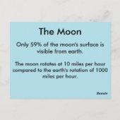 月#2の学はがき ポストカード (裏面)