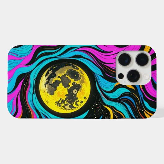 月 iPhoneケース (裏面横)