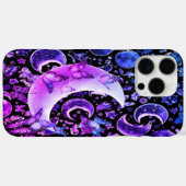 月iPhoneブラックケース – 天月デザイン Case-Mate iPhoneケース (裏面 (横))