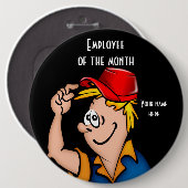 月M丸ボタンの従業員 缶バッジ (正面&裏面)