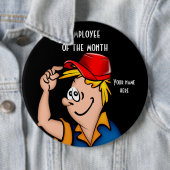 月M丸ボタンの従業員 缶バッジ (インサイチュ)