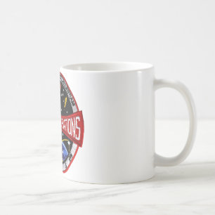 有人宇宙船の中心の宇宙管制センター コーヒーマグカップ