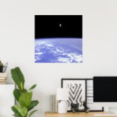 有人製造ユニットを使用した宇宙 ポスター (ホームオフィス)
