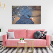 有冠の鳩 キャンバスプリント (インサイチュ (リビング))
