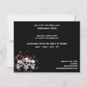 有刺スカルカスタムパーティの招待状 招待状 (裏面)