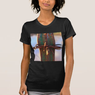 有刺鉄及び錆クロス Tシャツ