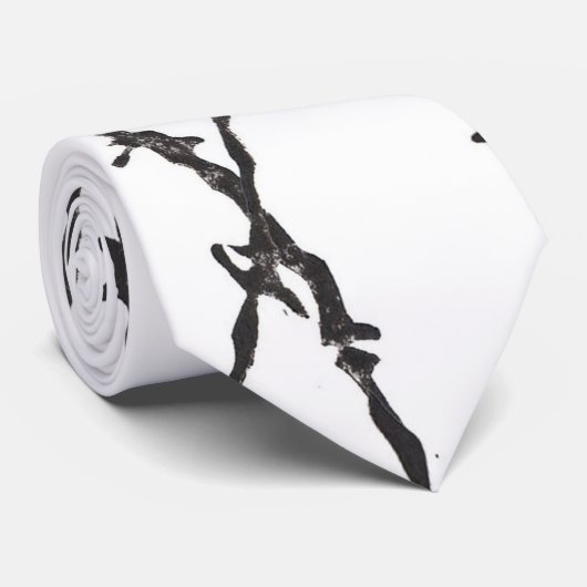 有刺鉄線のタイ ネクタイ (ロール)