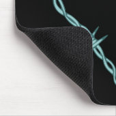 有刺鉄線のハート マウスパッド (コーナー)