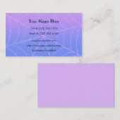 有刺鉄線の蜘蛛の巣の名刺 名刺 (正面/裏面)