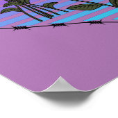 有刺鉄線ハートウィルテッド黒バラサンダー_コーブ ポスター (角)