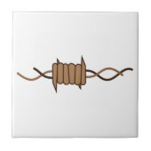 有刺鉄線 タイル (正面)