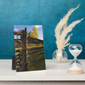 有刺鉄線 フォトプラーク (側面)