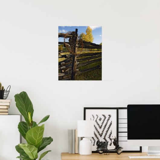 有刺鉄線 ポスター (ホームオフィス)