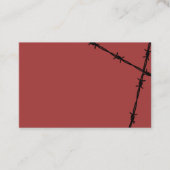 有刺鉄線 名刺 (正面)