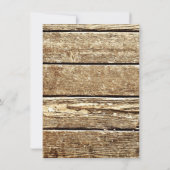 有刺鉄蹄形素朴結婚式招待状 招待状 (裏面)