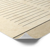 有効期間のコミットメント結婚ゲストブックの証明書 ポスター (角)