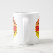 有効期間の保証シンボルお客様の名前ジャンボマグ ジャンボコーヒーマグカップ (裏面)