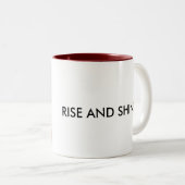 有史以前の人、上昇および輝やき ツートーンマグカップ (正面右)