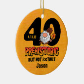 有史以前の第40誕生日 セラミックオーナメント (右)
