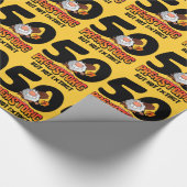 有史以前の第50誕生日 ラッピングペーパー (角)