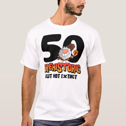有史以前の第50誕生日 Tシャツ (正面)