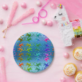 有史以前のPlesiosaurusの恐竜の紙皿 ペーパープレート (パーティー)