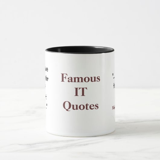 有名それCIOの引用文のおもしろいな障害復旧の冗談 マグカップ (中央)
