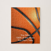 有名なやる気を起こさせる引用文バスケットボールのポスター ジグソーパズル (縦)