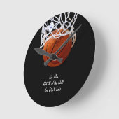 有名なやる気を起こさせる引用文 ラウンド壁時計 (傾斜)