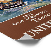 有名なアメリカ国旗の船ヴィンテージポスター1927 ポスター (角)