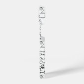 有名なアーティストの署名パターン iPhoneケース (左側面)