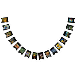 有名なアートワーク、アートクラスデコール バンティングフラッグ