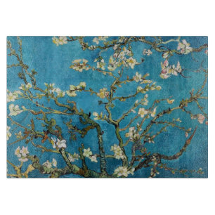 有名なアート、ファンゴッホの開花アーモンドの木 カッティングボード