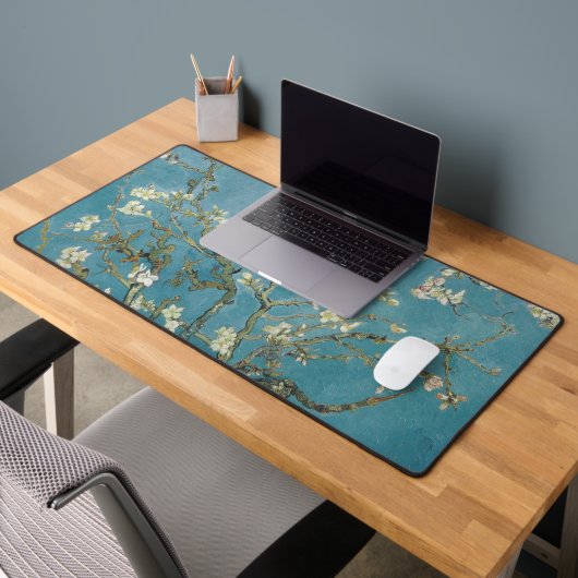 有名なアーモンド絵を描の花 デスクマット (オフィス2)