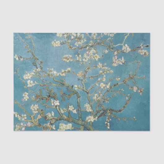 有名なアーモンド絵を描の花 薄葉紙 (正面)