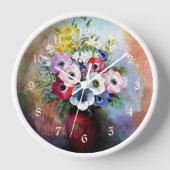 有名なア絵画ネモネス、Odiron Redon著 壁時計 (正面)