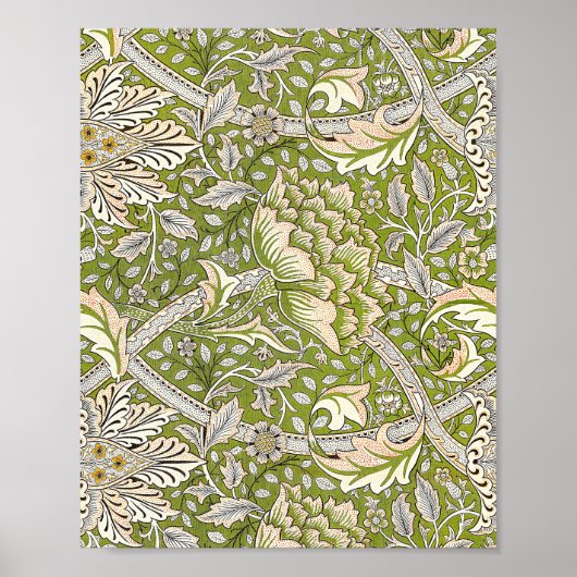 有名なウィリアム・モリスの冬 ポスター (正面)