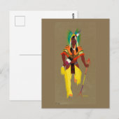 有名なウォー・ダン絵を描サー ポストカード (正面/裏面)