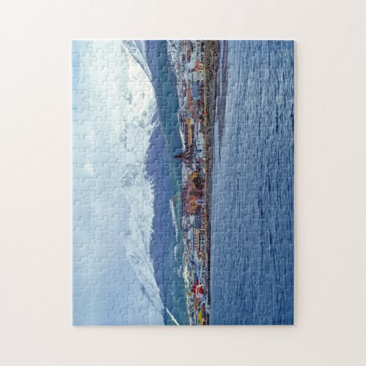 有名なウシュアイア - アルゼンチンのティエラ・デル・フエゴ ジグソーパズル (縦)