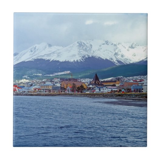 有名なウシュアイア – ティエラ・デル・フエゴ,アルゼンチン タイル (正面)