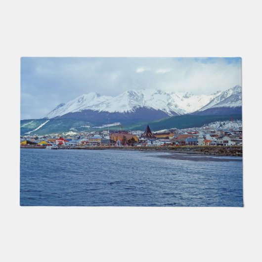 有名なウシュアイア – ティエラ・デル・フエゴ,アルゼンチン ドアマット (正面)