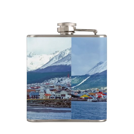 有名なウシュアイア – ティエラ・デル・フエゴ，アルゼンチン フラスク (裏面)