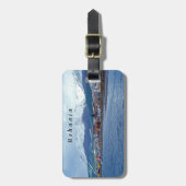 有名なウシュアイア – ティエラ・デル・フエゴ,アルゼンチン ラゲッジタグ (正面縦)