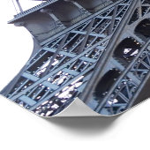 有名なエッフェルタワー（フランス、パリ） ポスター (角)