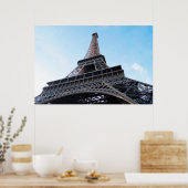 有名なエッフェルタワー（フランス、パリ） ポスター (キッチン)